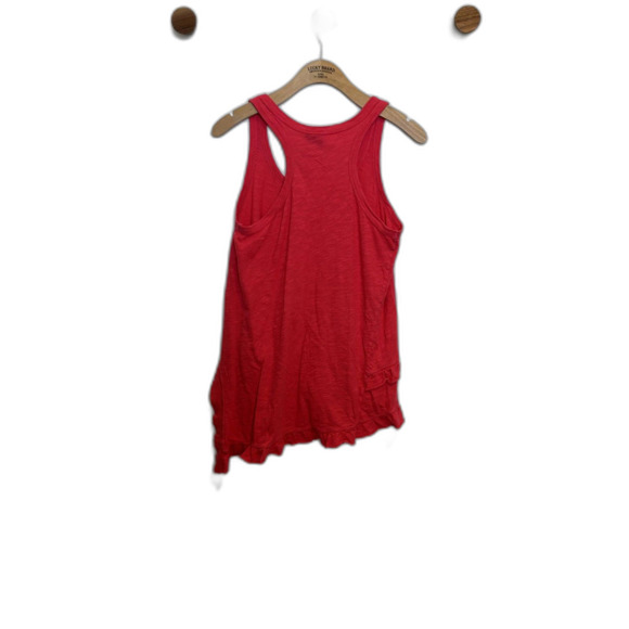 Left Of Center Womens Tank Top Size Small Sleeveless Asymmetrical Ruffle - Picture 7 of 13